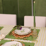 Buttercream Yellow Ribbed Candle Holder, Set of 2