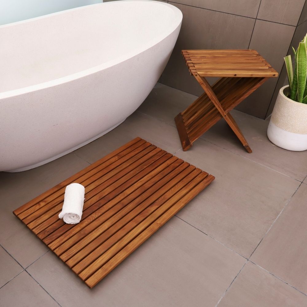 Winchester Teak Folding Stool