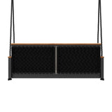 East Green Linden Porch Swing With Cushions
