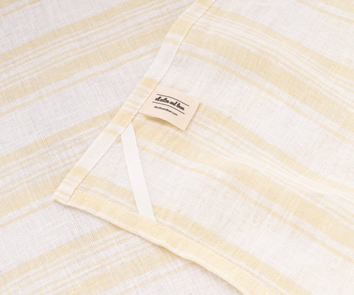 Yellow Kitchen Towels - 100% Linen Towels
