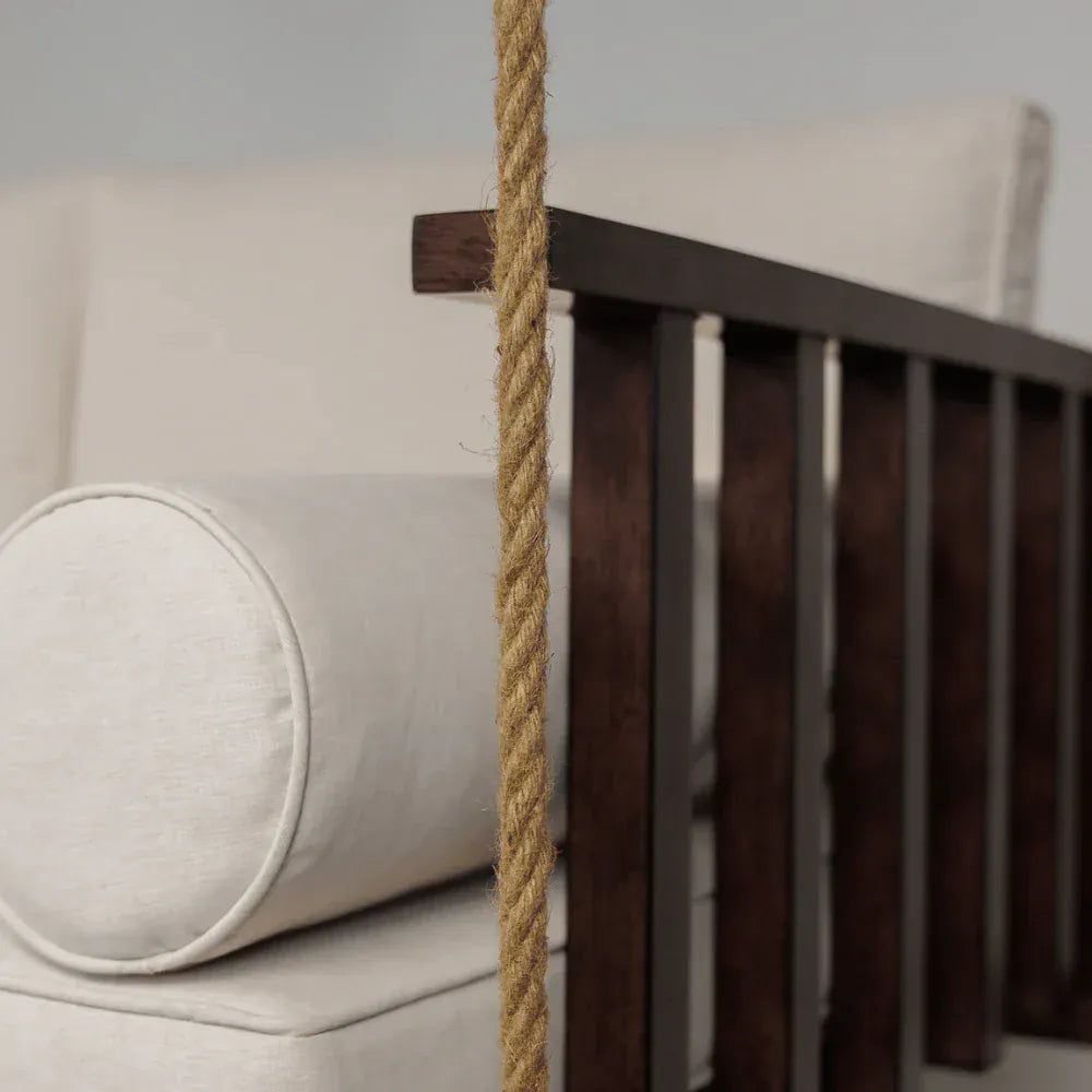 Live Casual The Madison Steel Daybed Swing With Cushions
