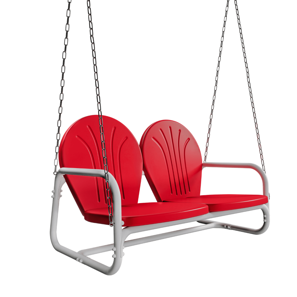 Live Casual Retro Metal Porch Swing
