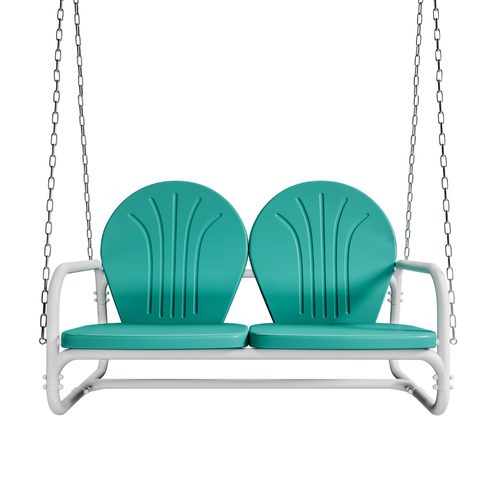 Live Casual Retro Metal Porch Swing