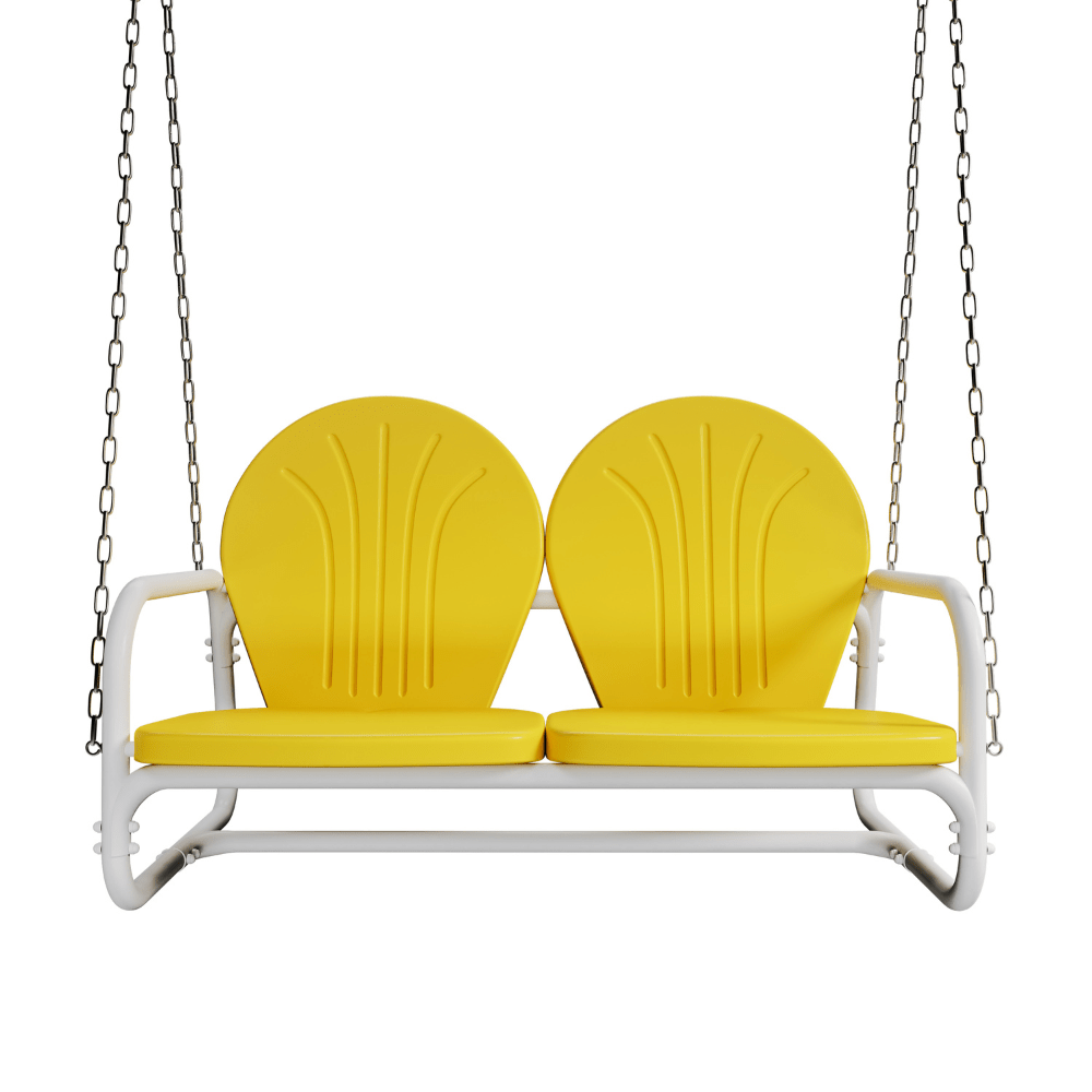 Live Casual Retro Metal Porch Swing