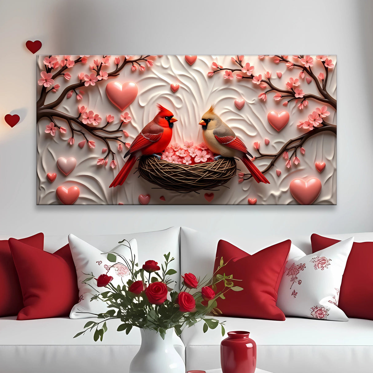 3D Cardinals Wall Art