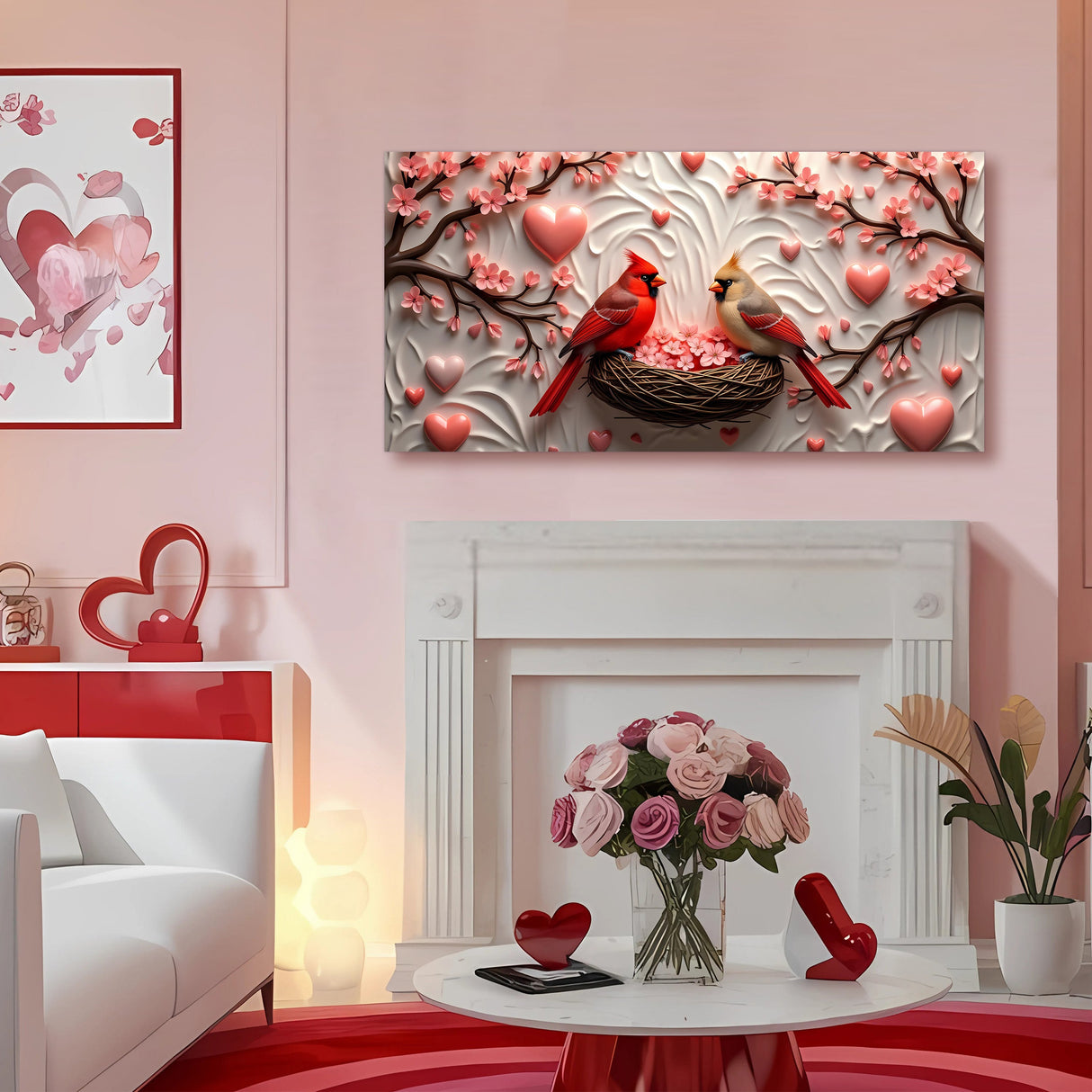 3D Cardinals Wall Art