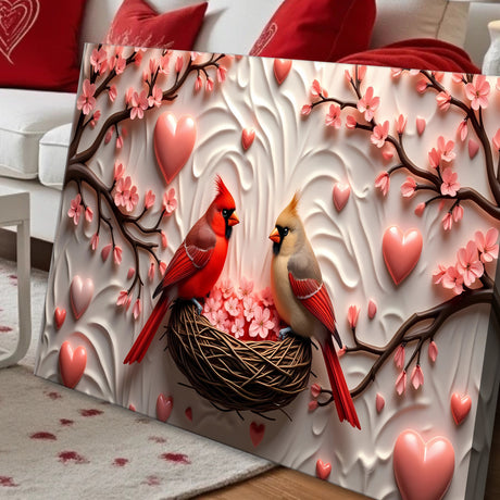 3D Cardinals Wall Art