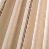 Nautico Cool Grey Organic Nougat - Organic Cotton Double Hammock with Powder Coated Steel Stand