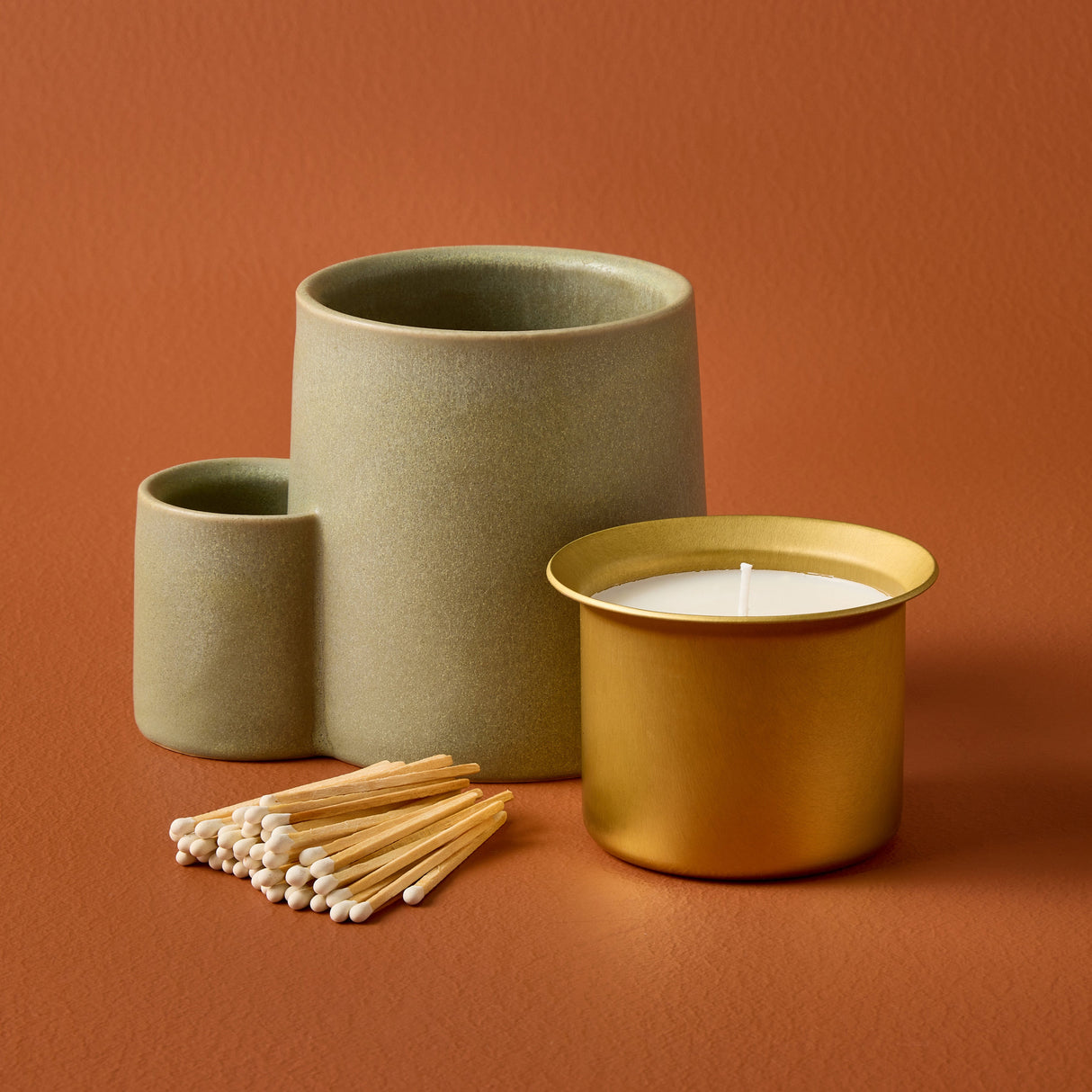 Ember Earth Candle + Planter