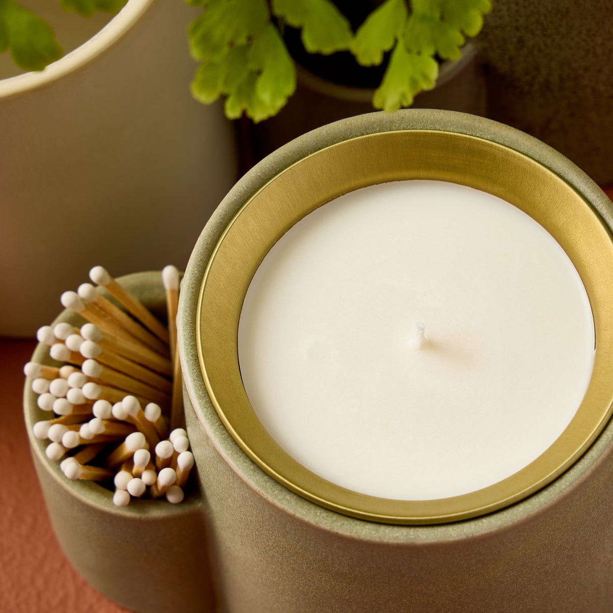 Ember Earth Candle + Planter