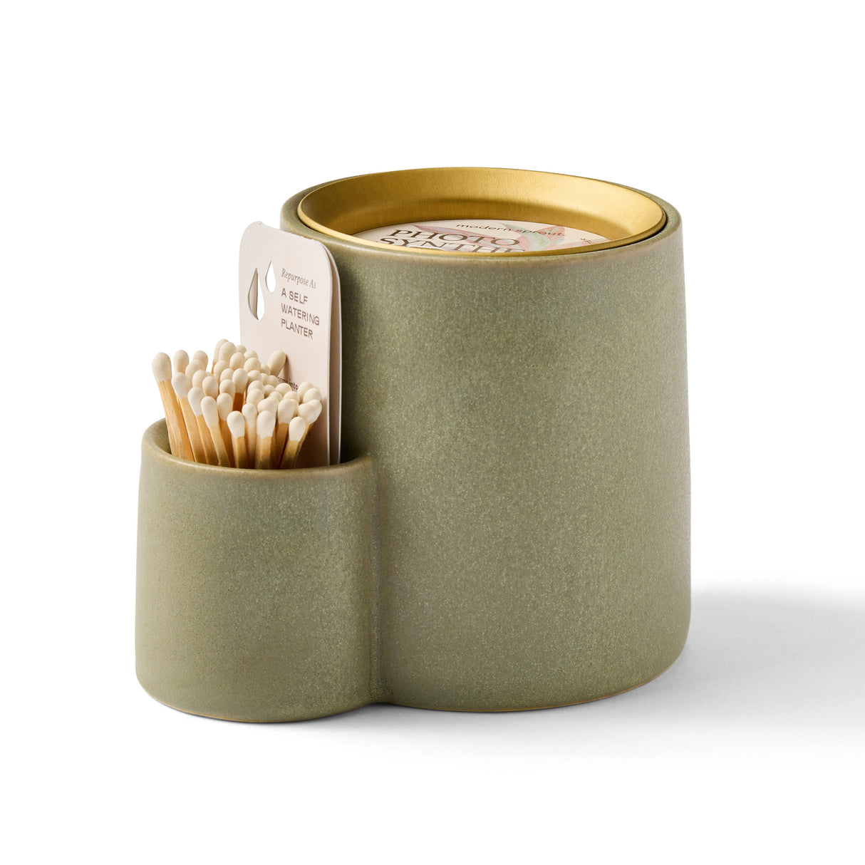 Ember Earth Candle + Planter
