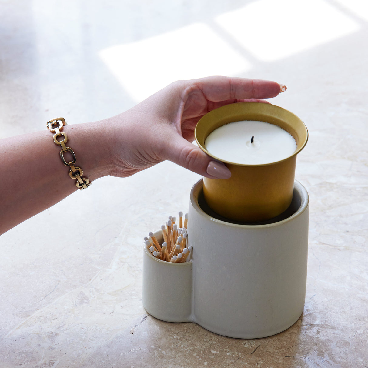 Ember Earth Candle + Planter