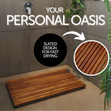 Bel Air Indoor/Outdoor Teak Bath Mat