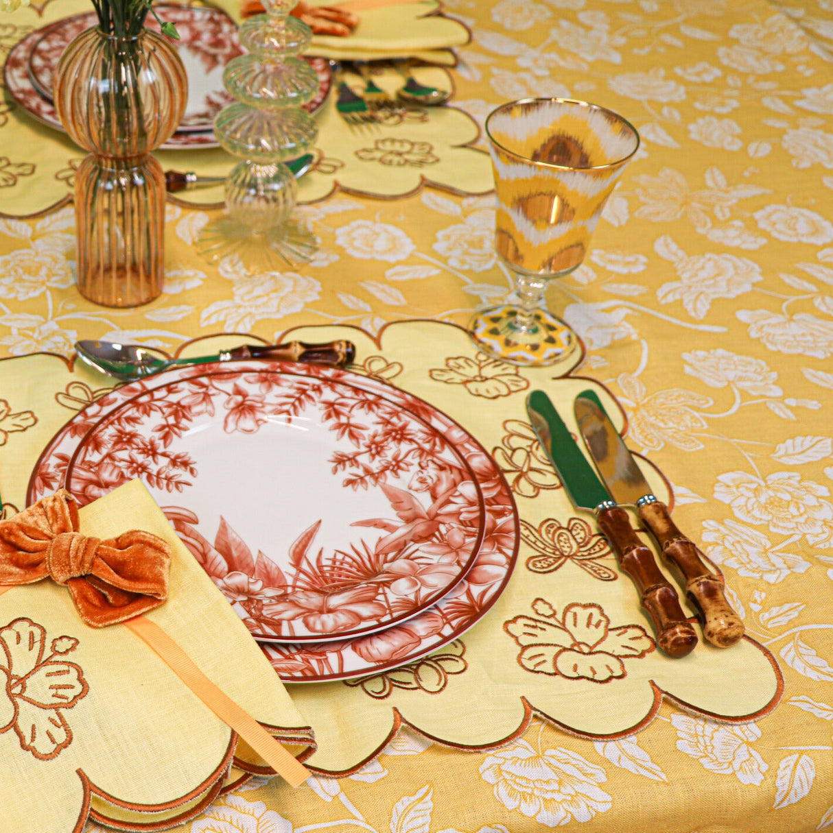Marigold Flora Parlour Tablecloth