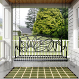 Live Casual Heavy Duty Mariposa Metal Porch Swing