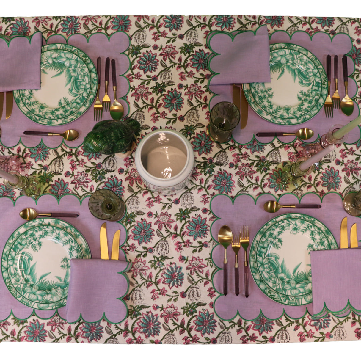 Monsoon Verdant Starter Plate - Set of 4 (+1 Bonus Plate)