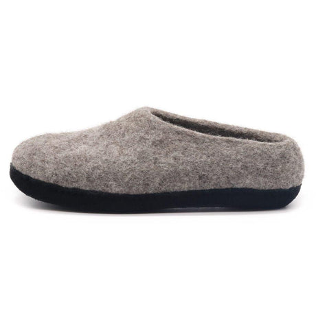Womens Newport Noir Wool House Shoe