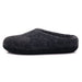 Womens Newport Noir Wool House Shoe