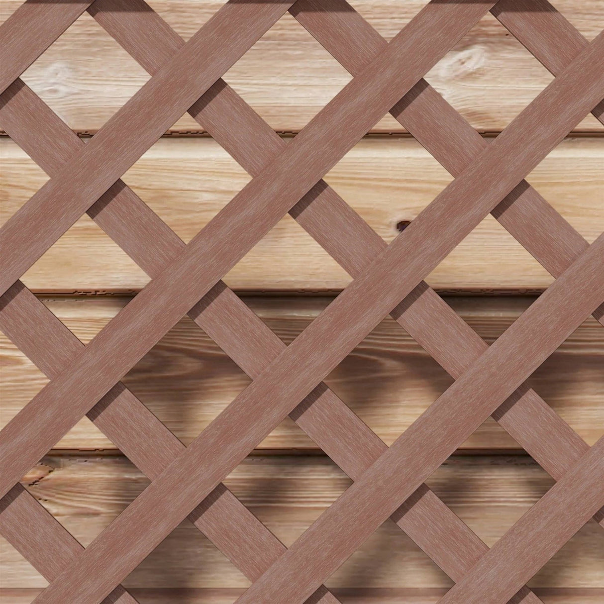 Wood Raised Garden Bed with Lattice Trellis