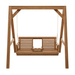 Amish Casual Console Porch Swing with A-Frame Stand