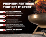 Liberty Fire Pit with Hollow Base