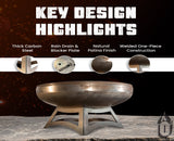 Liberty Fire Pit with Hollow Base