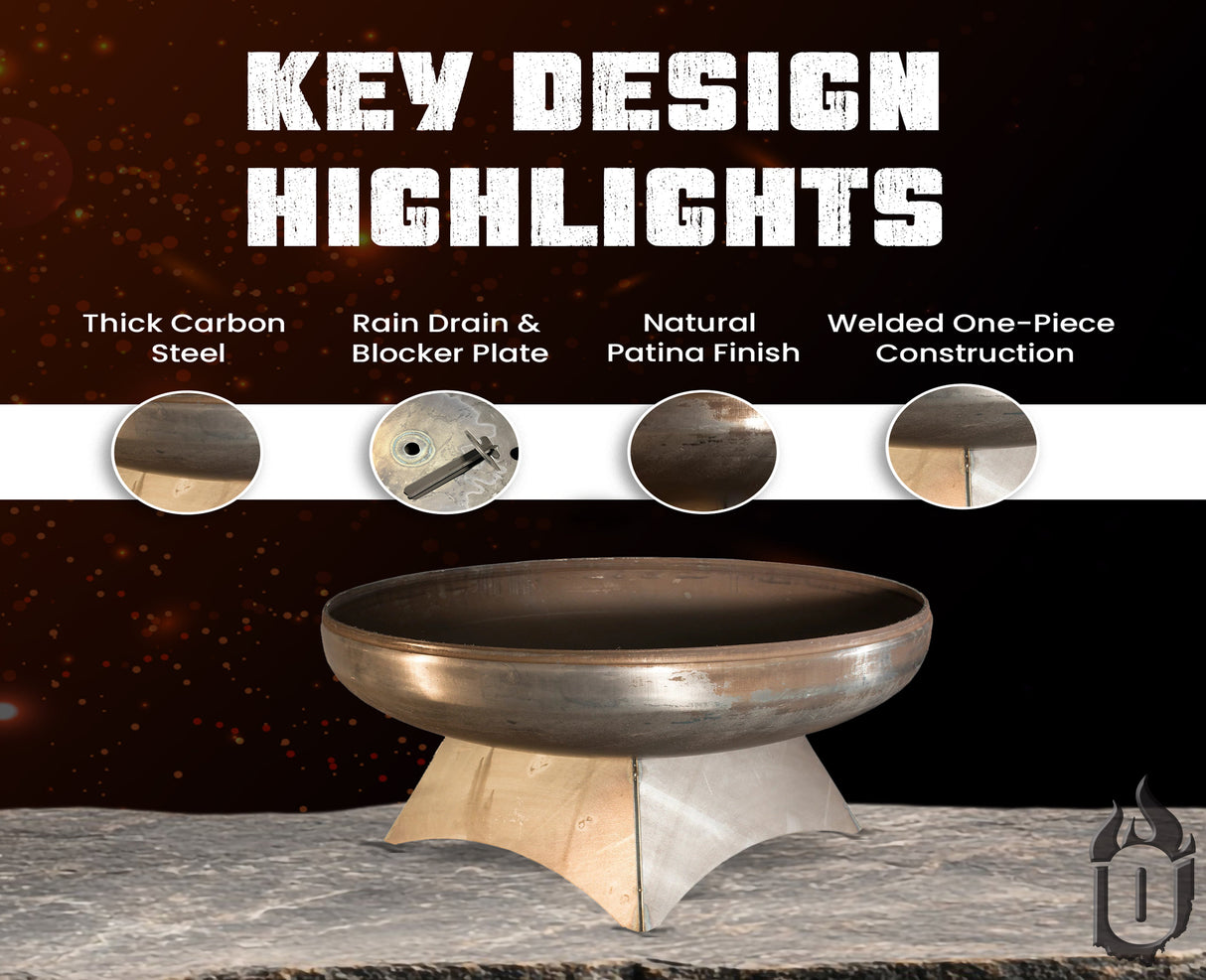 Liberty Fire Pit with Standard Base