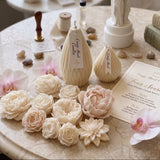Origami Lantern Candle | Handcrafted Sculptural Soy Wax | 2 Sizes, 4 Scents