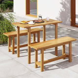 Outdoor Teak Wood Bench