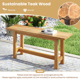 Outdoor Teak Wood Bench