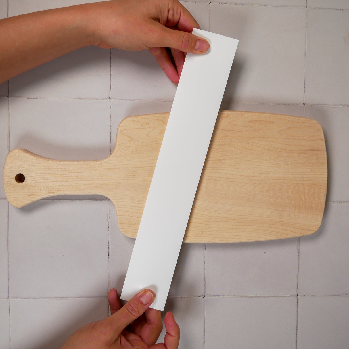 Holiday Marbled Resin Wood Board