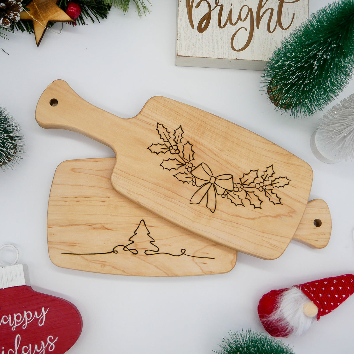 Holiday Wood Burned Cutting Board Kit