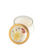 Spicy Apple Large Pressed Floral Candle