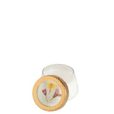 Petite Pressed Floral Candle - Lemon Blossom