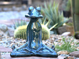 Meditation Frog Garden Statue