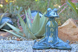 Meditation Frog Garden Statue