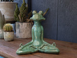 Meditation Frog Garden Statue