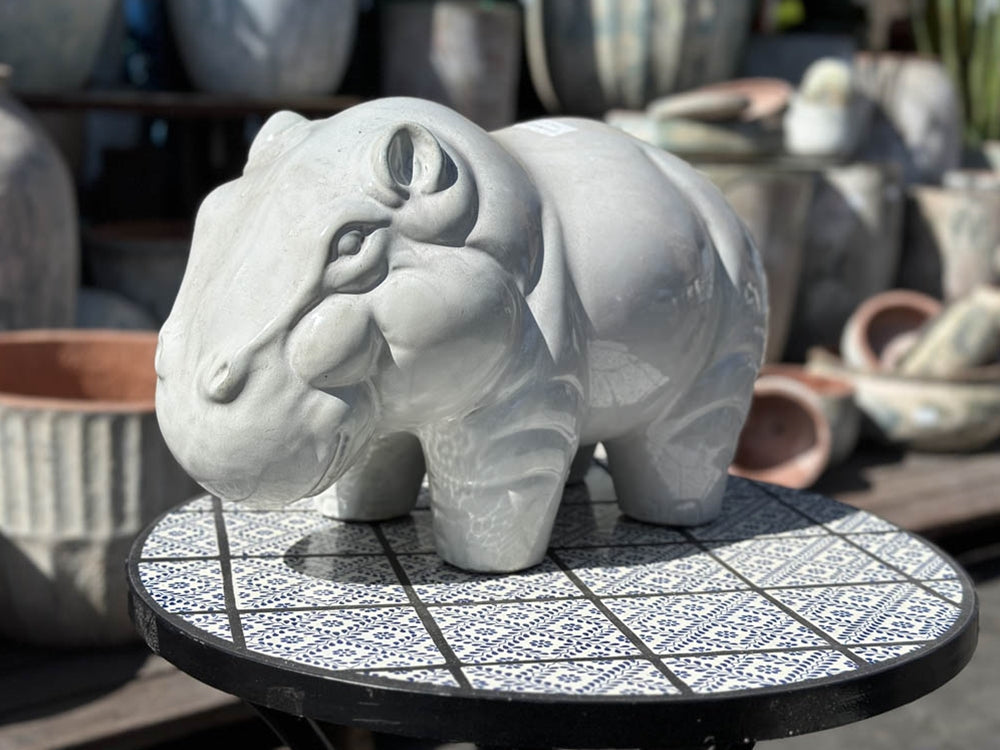 Hippo Garden Statue