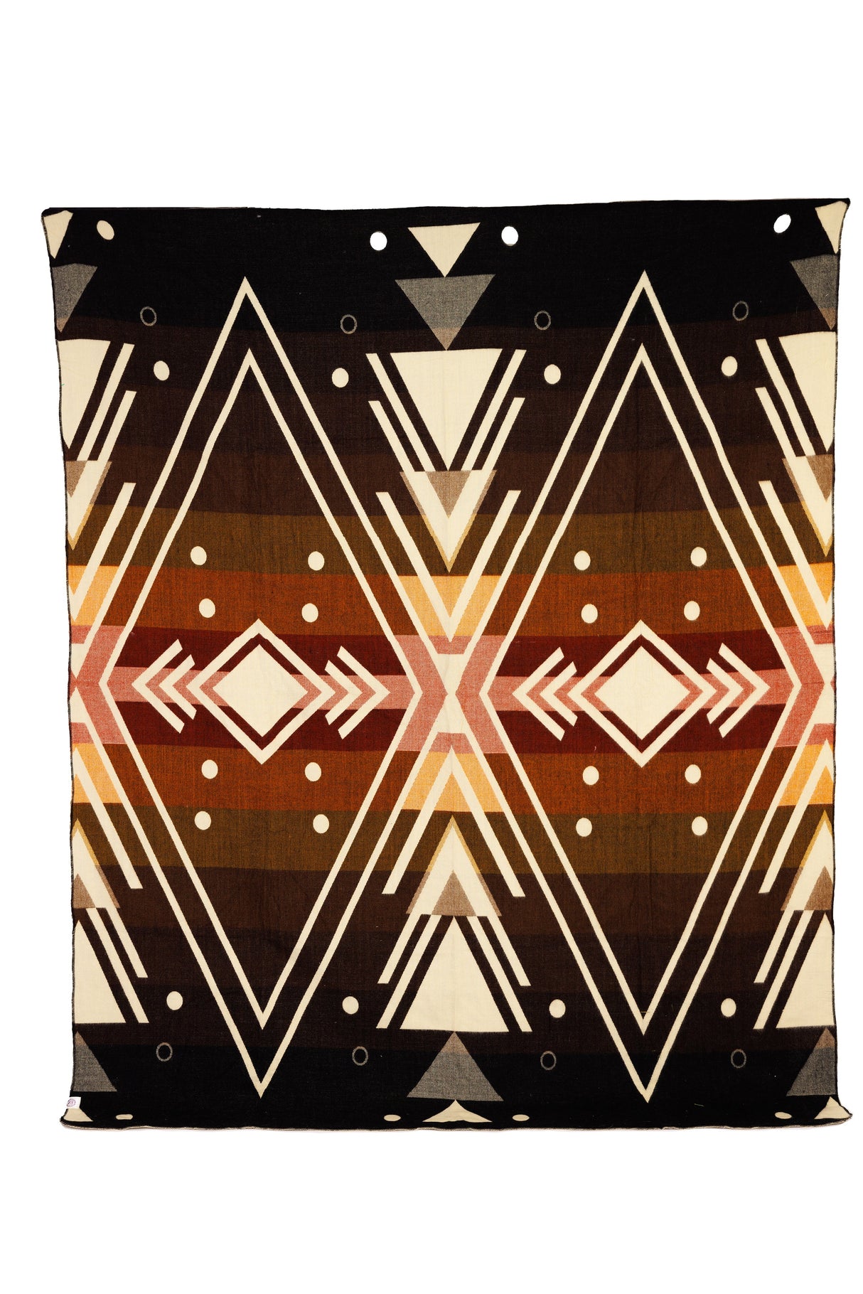 Yachana Collection - Chevron Peach Red Gray and Black