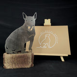 Bull Terrier Garden Stake