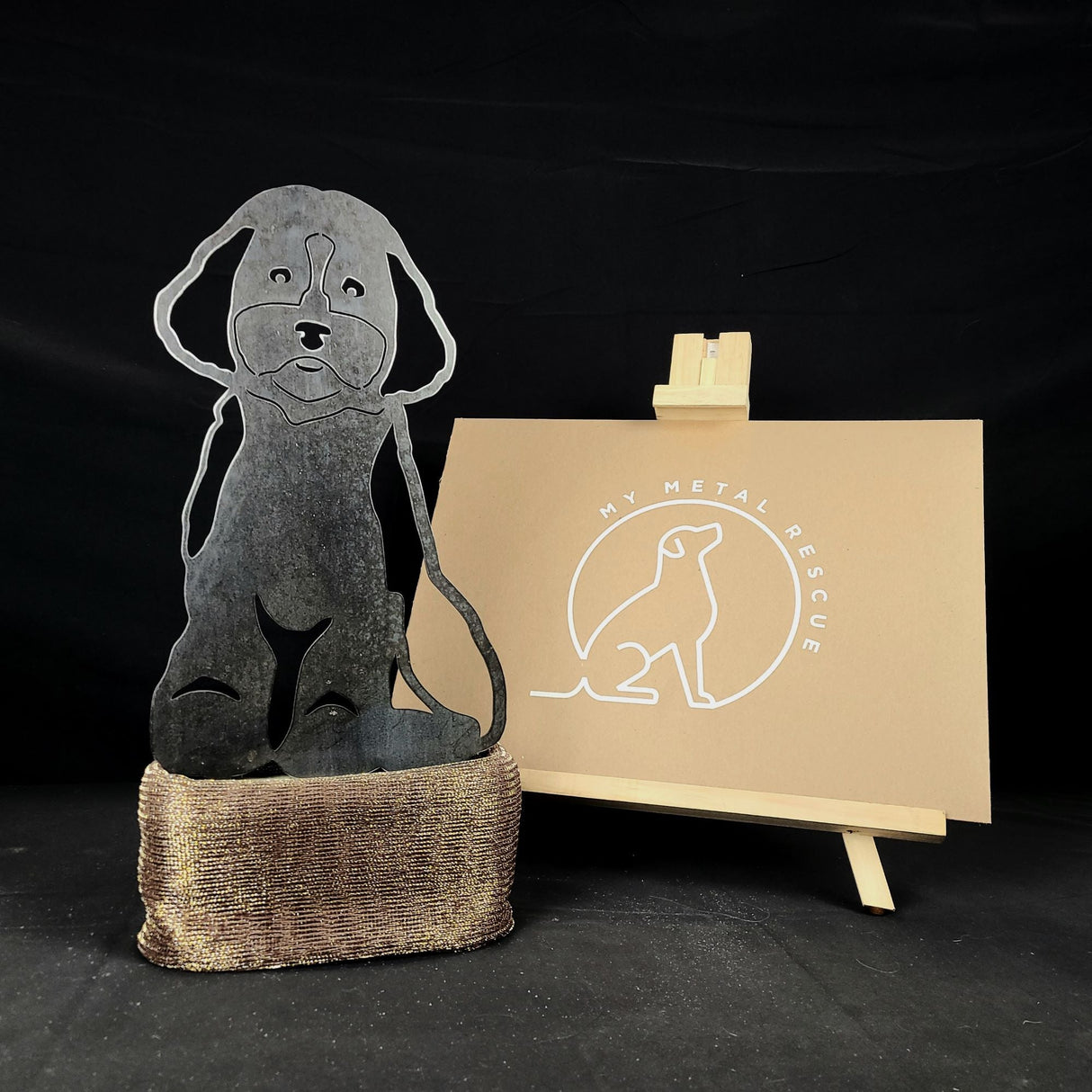 Maltipoo Garden Stake