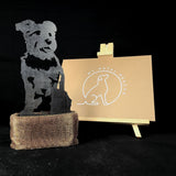 Schnauzer Garden Stake