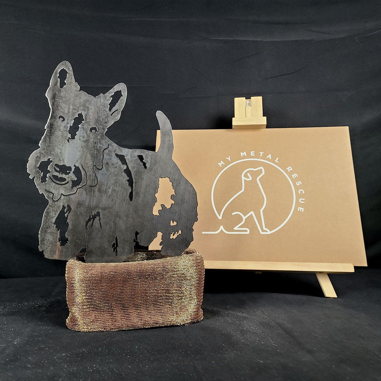 Scottish Terrier Garden Stake