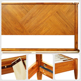 Rorns Panthera Platform Bed Frame With Headboard