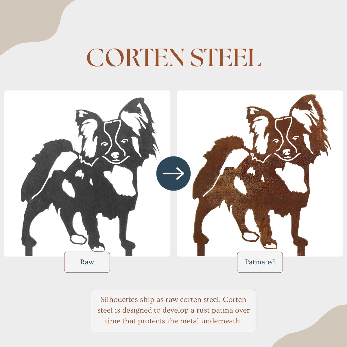 Papillon Garden Stake