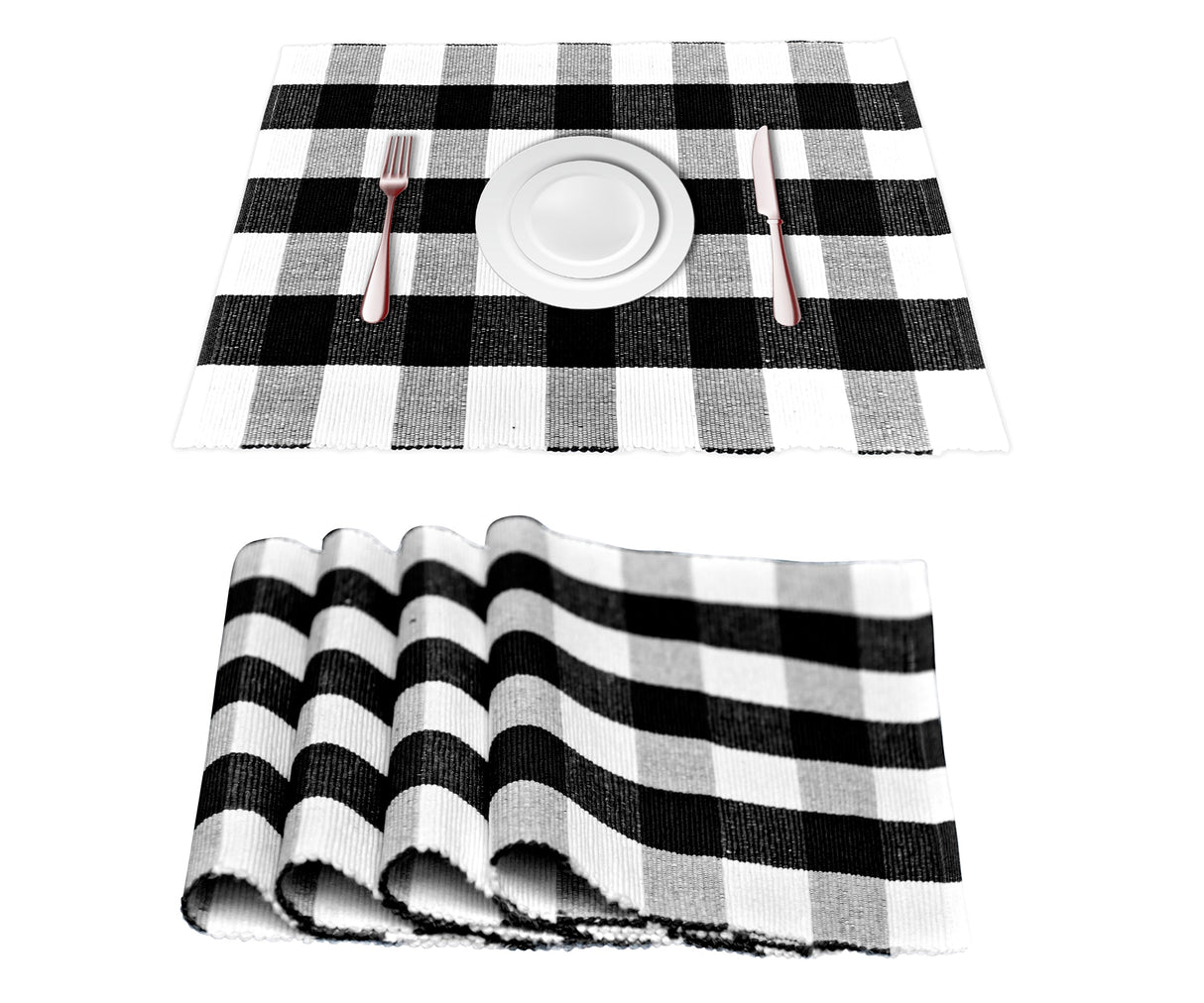 Black and White Placemat - Rectangle Placemats