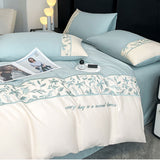 Premium French 100S Long-Staple Cotton Embroidered Bedding Set