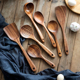 Premium Teak Wooden Utensil Set