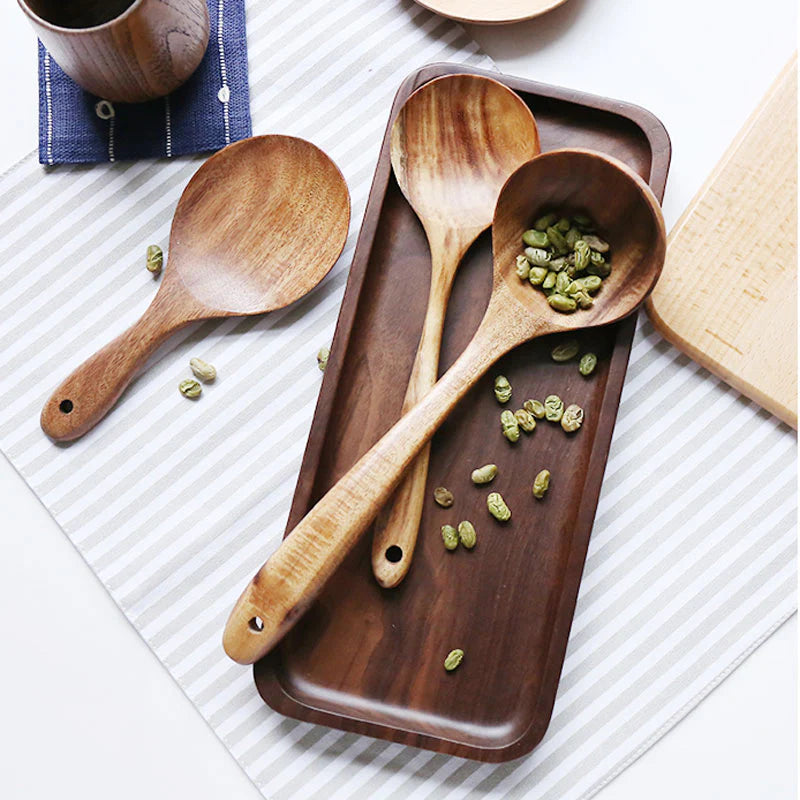 Premium Teak Wooden Utensil Set