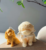 Large Puppy Candle